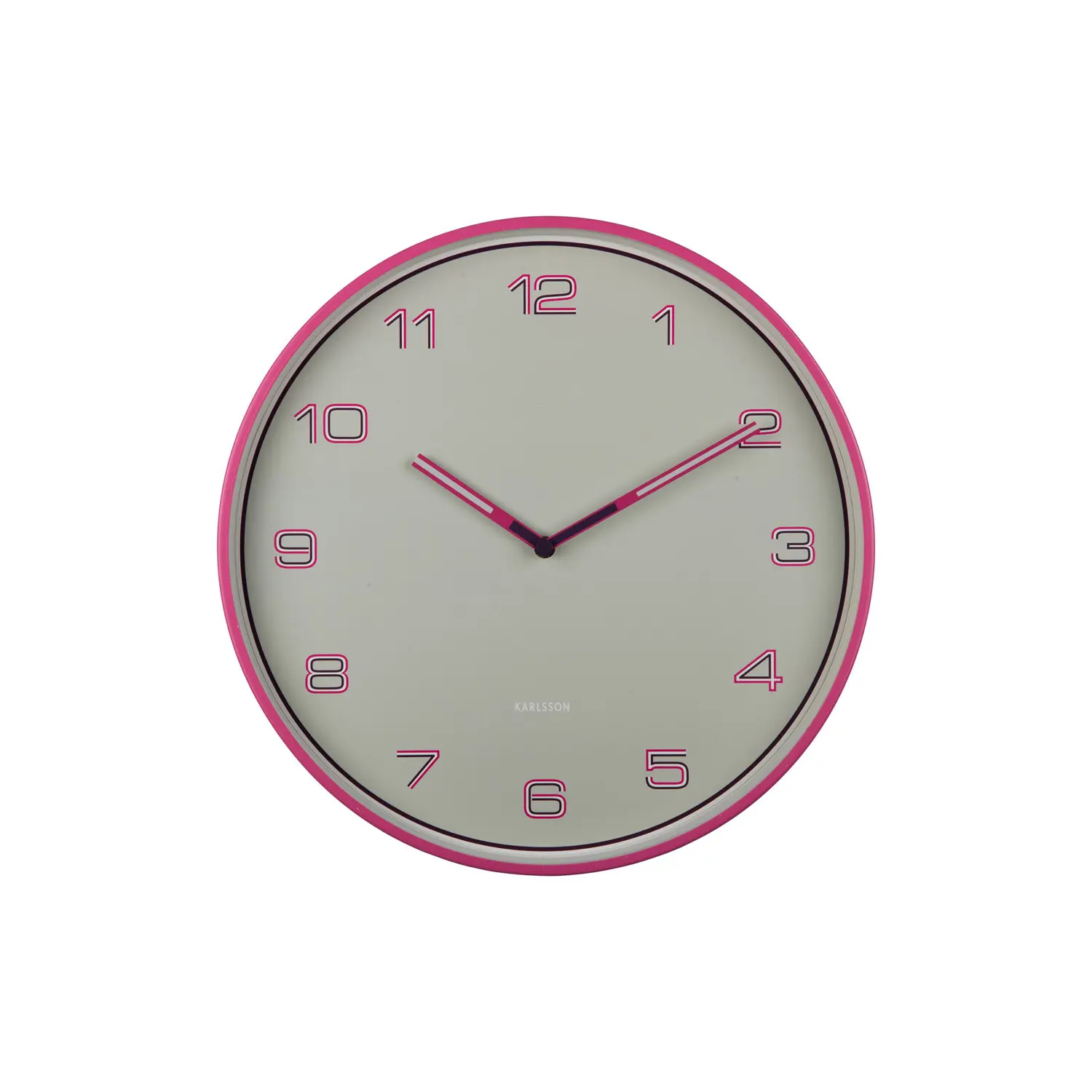Analoge Uhr Karlsson Lined Numbers
