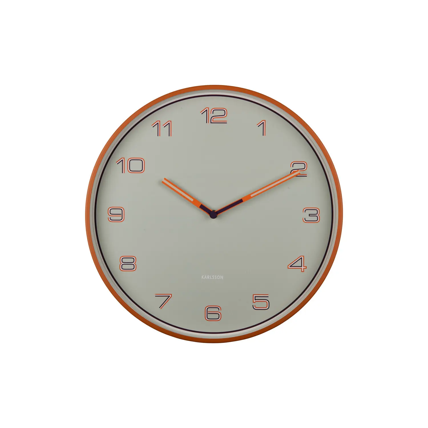 Analoge Uhr Karlsson Lined Numbers