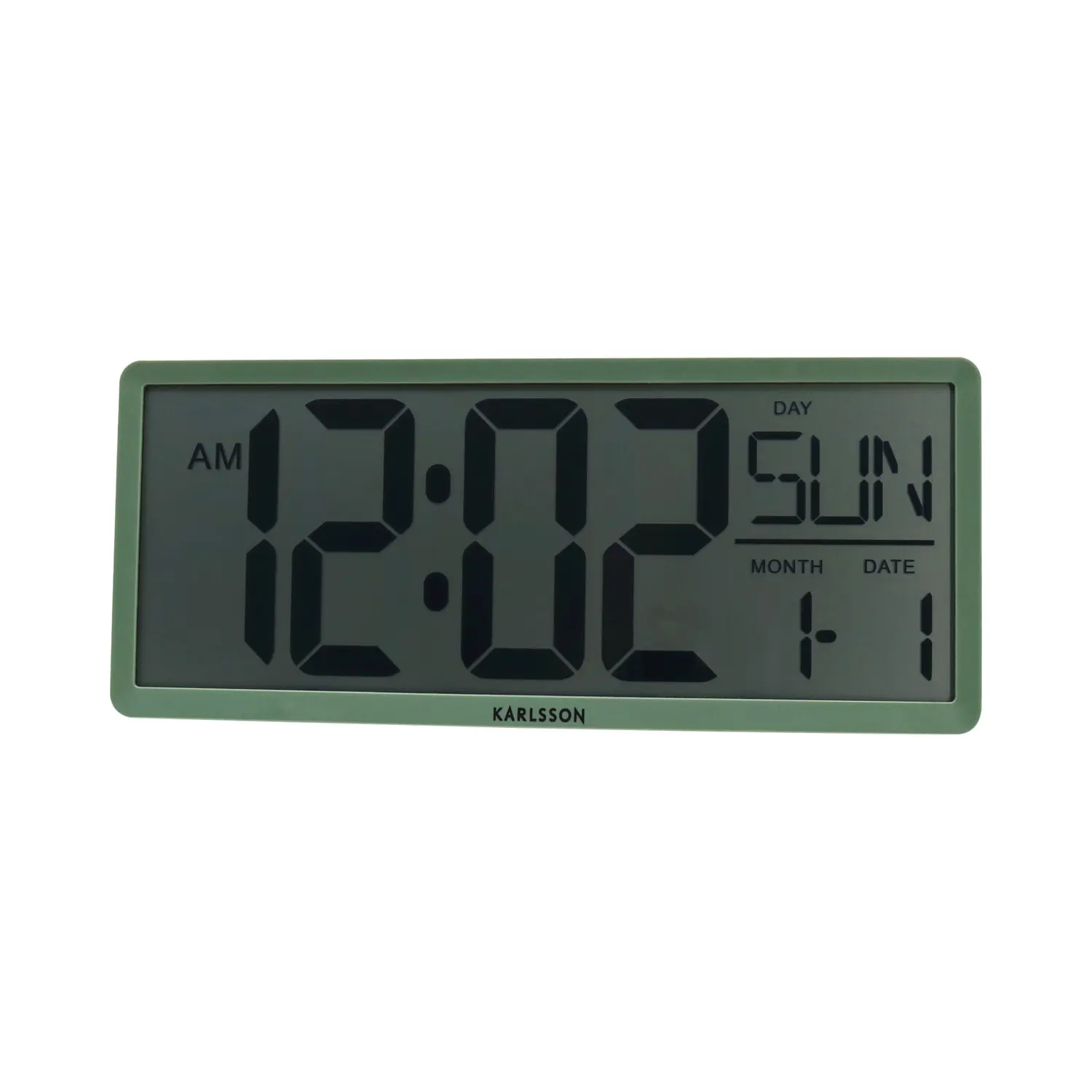 Horloge murale LCD Karlsson Retro