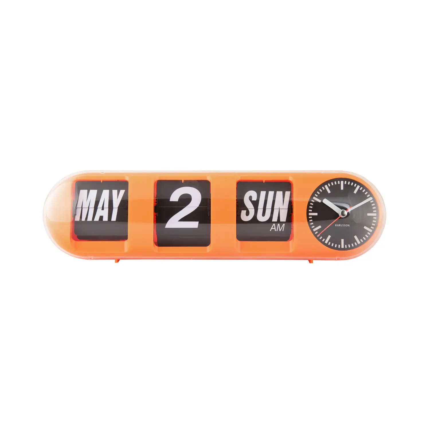 Wanduhr Karlsson Tube Flip
