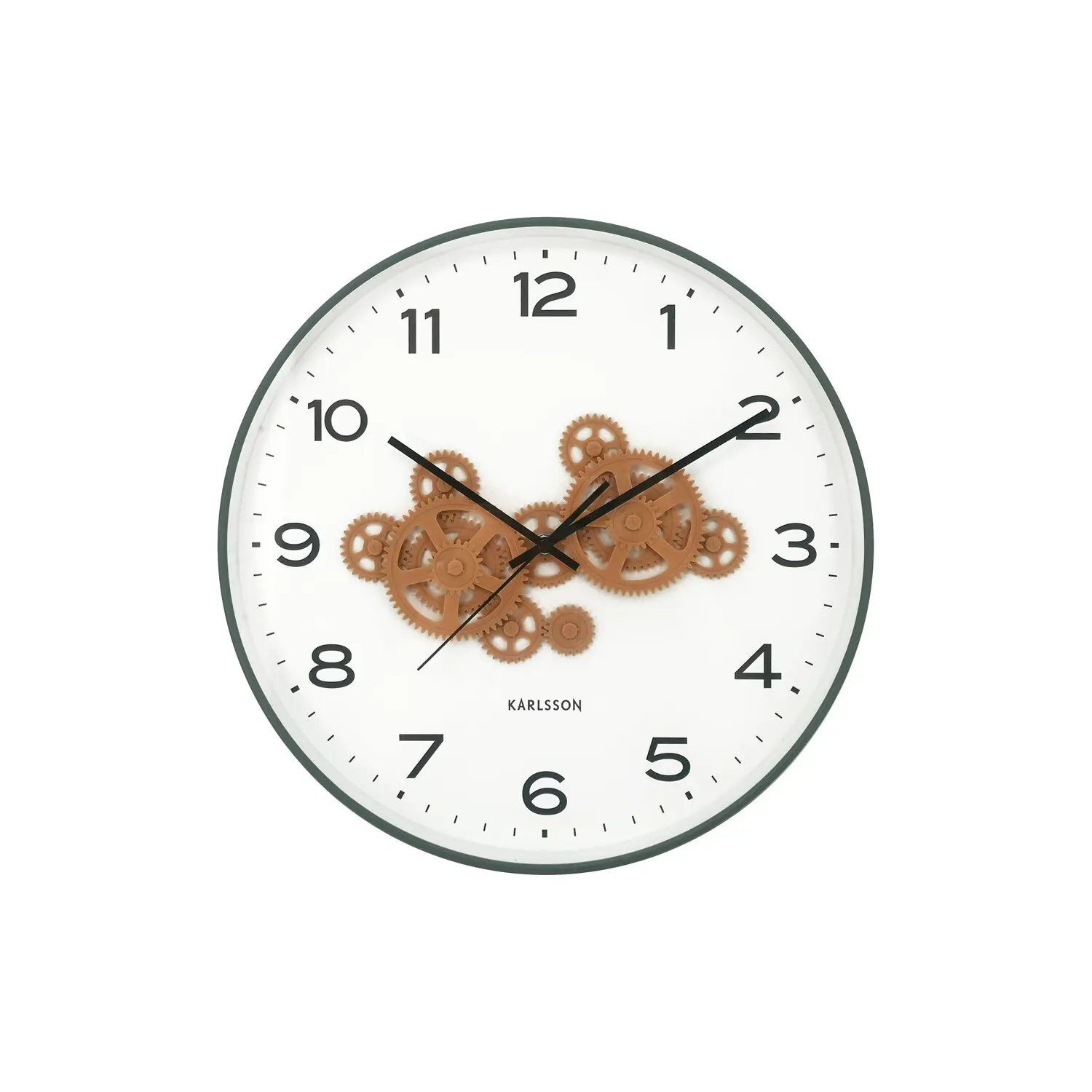 Wanduhr Karlsson Open Gear