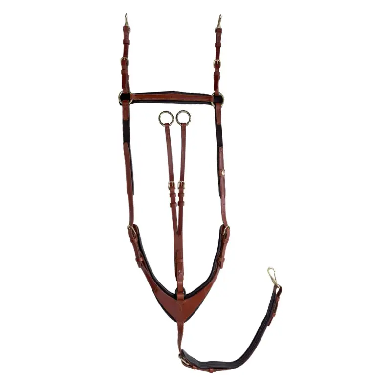 Hunting collar for horse with elastic Kavalkade Robin