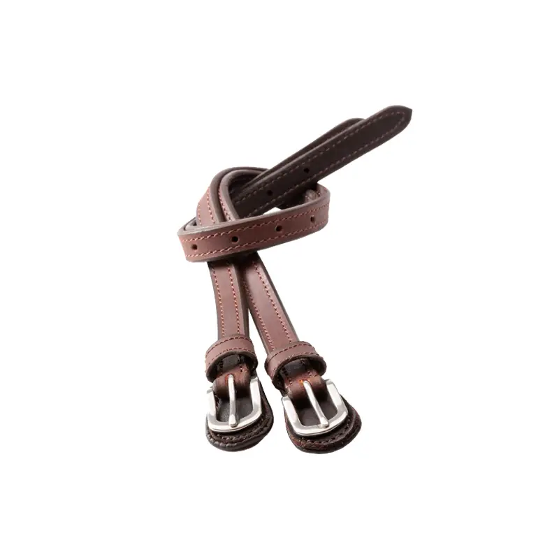 Padded spur straps for horse - oiled leather Kavalkade