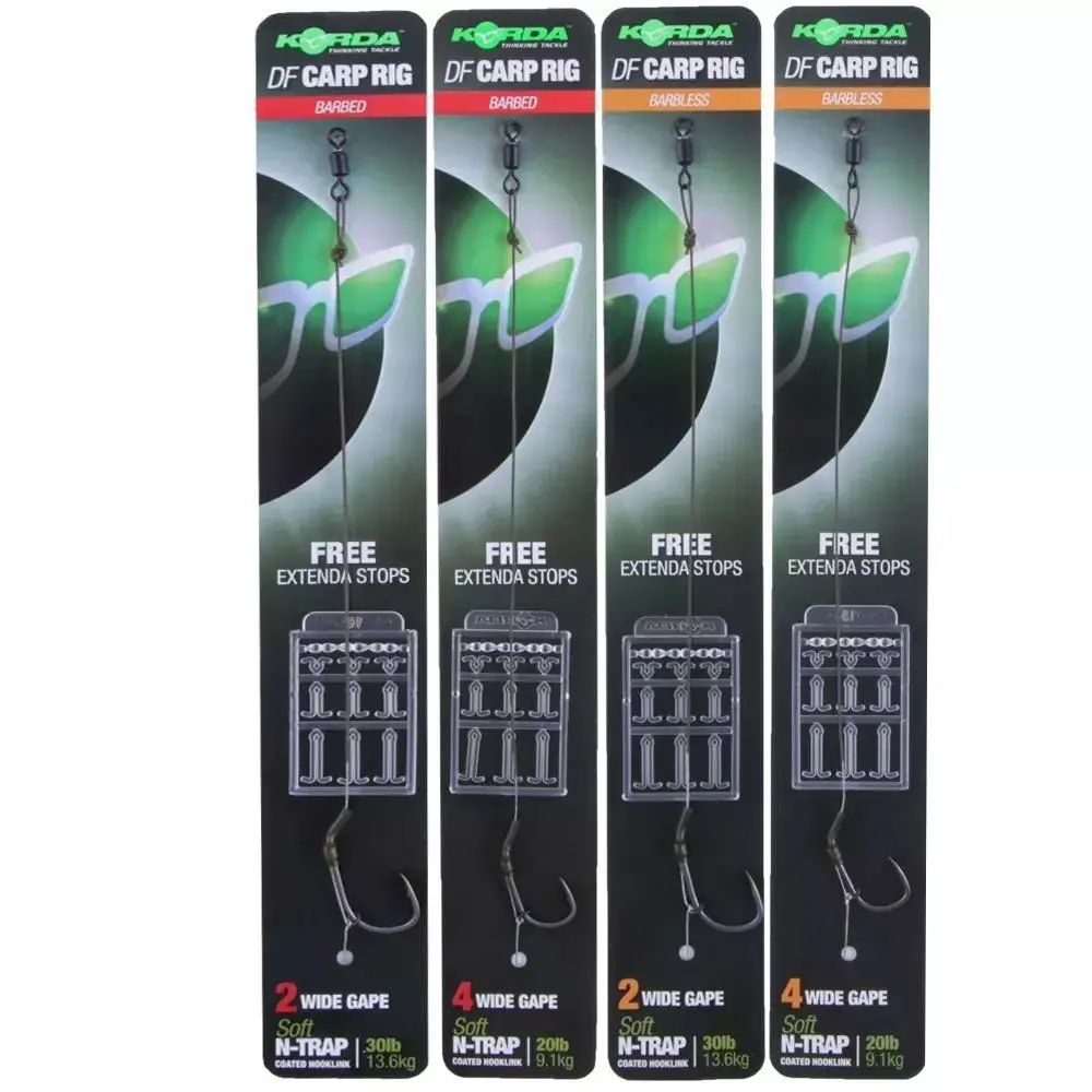 Piè di pagina Korda N-Trap DF Rig T2 Wide Gape 30 lbs