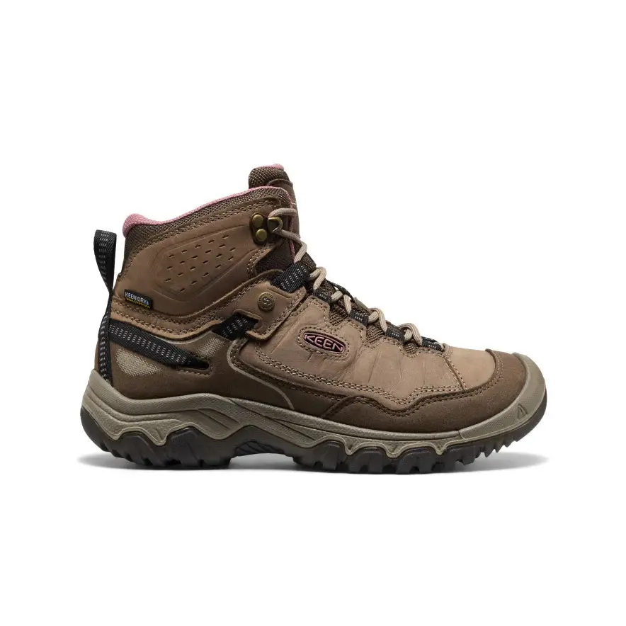 Scarpe da trekking con collarino medio WP da donna Keen Targhee IV