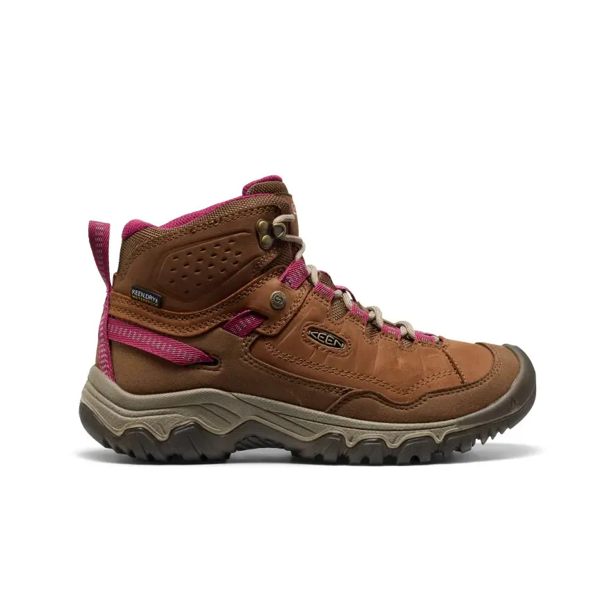Scarpe da trekking con collarino medio WP da donna Keen Targhee IV