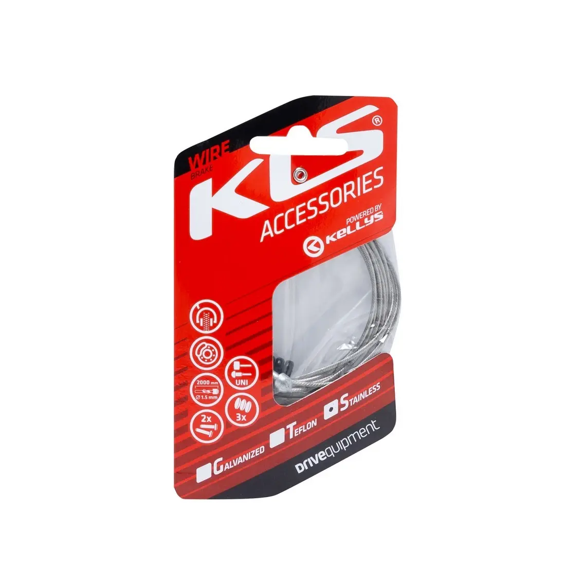 Verzinktes Bremskabel Kellys KLS MTB+ROAD