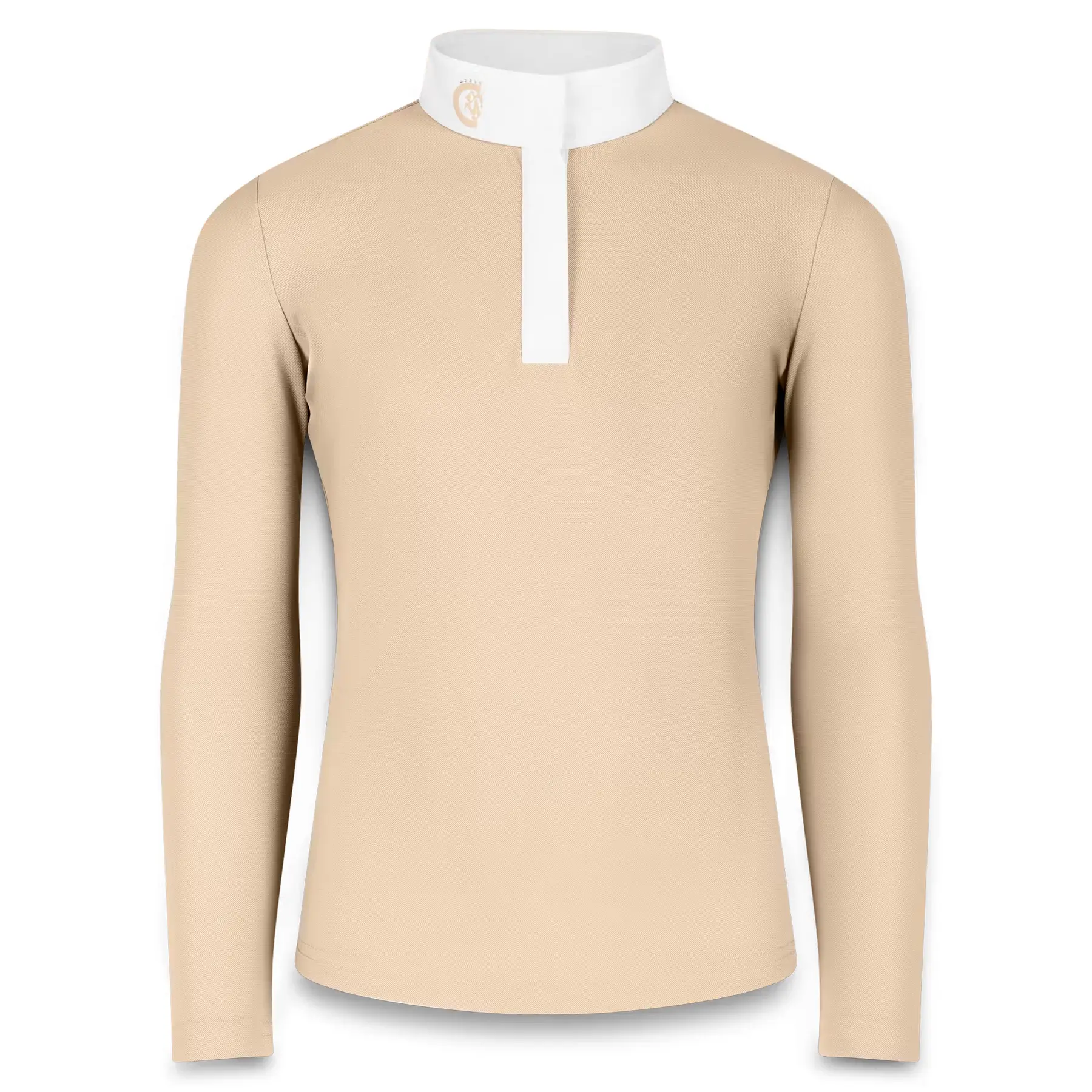 Girl's long-sleeved riding polo shirt Kentucky Tokyo