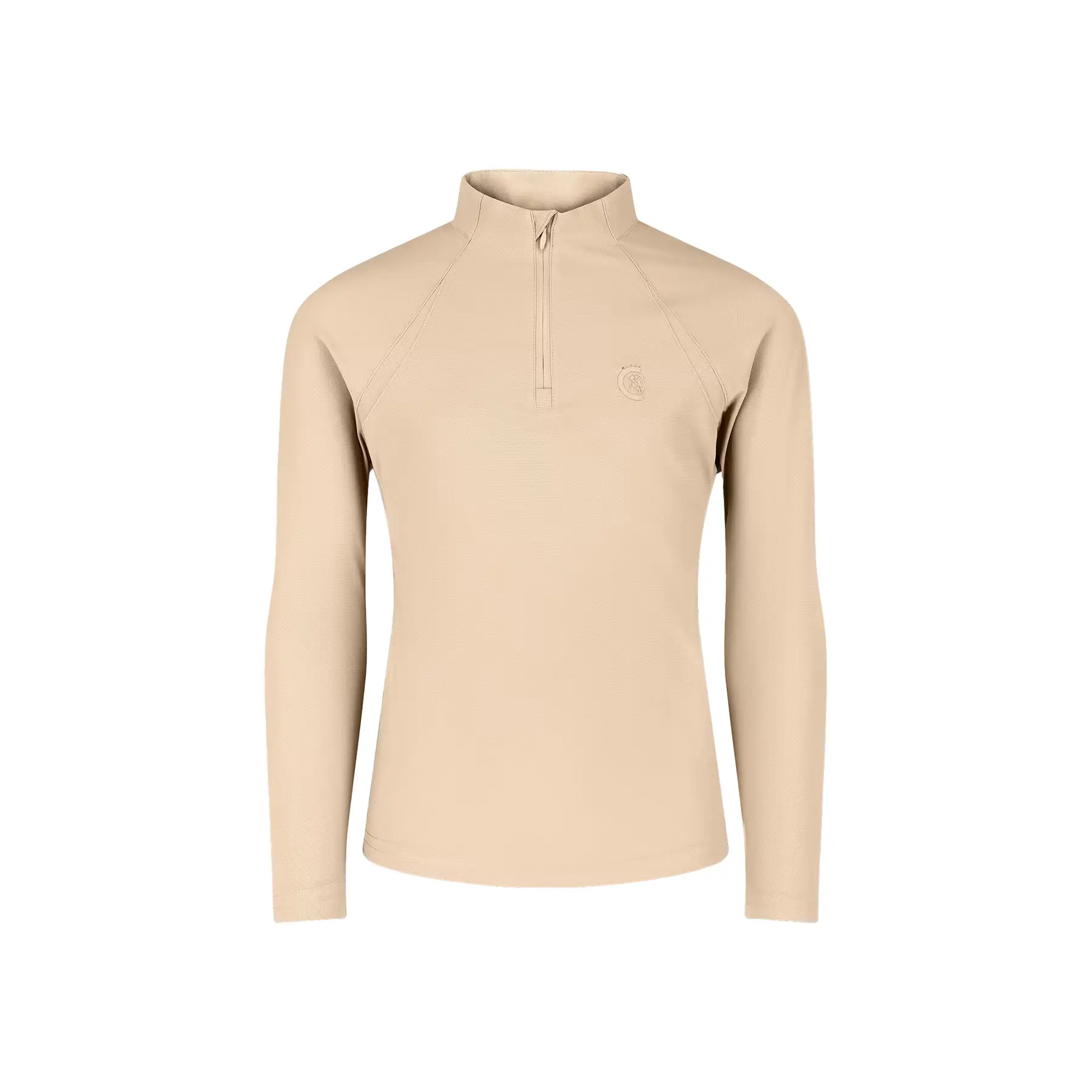 Girl's long-sleeved riding polo shirt Kentucky Madrid