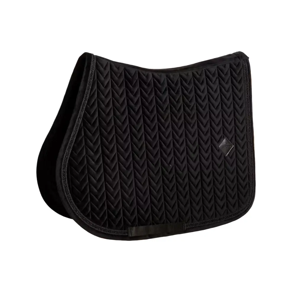 Satteldecke für Pferde Kentucky Horsewear Velvet Mini Pearls Show