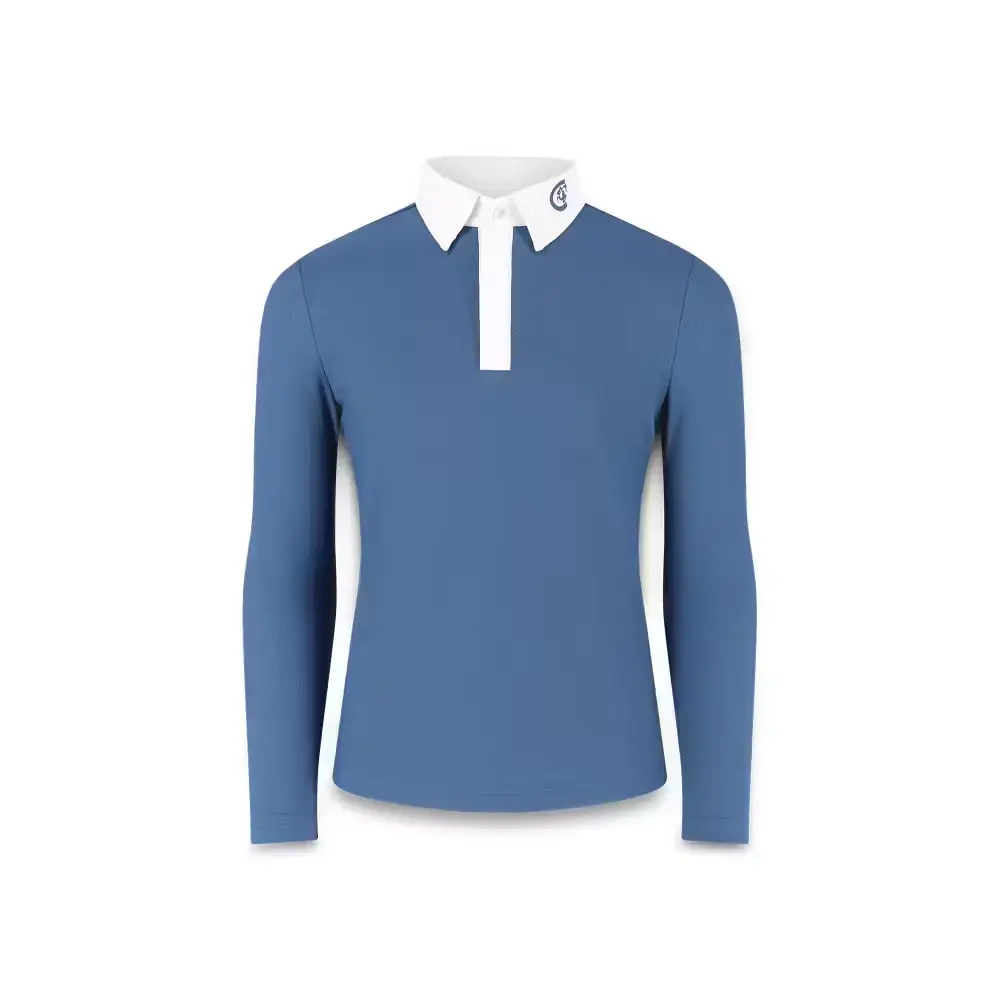 Children's long-sleeved riding polo shirt Kentucky Osaka