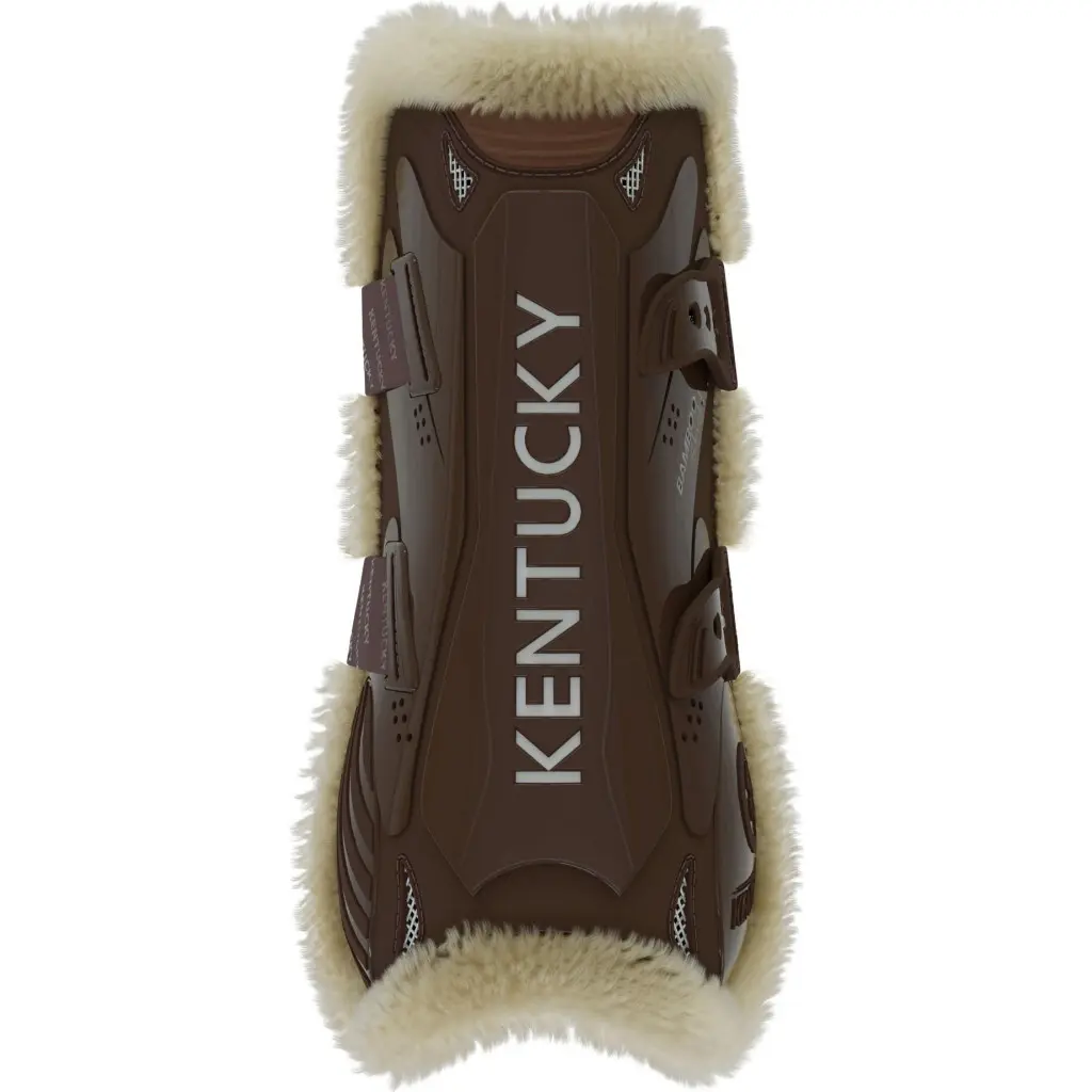 Stinchiere aperte in pelle di montone vegan Kentucky Bamboo Elastic