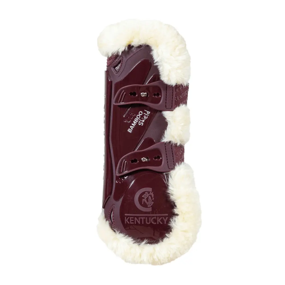 Vegan sheepskin horse boots Kentucky Bamboo Elastic
