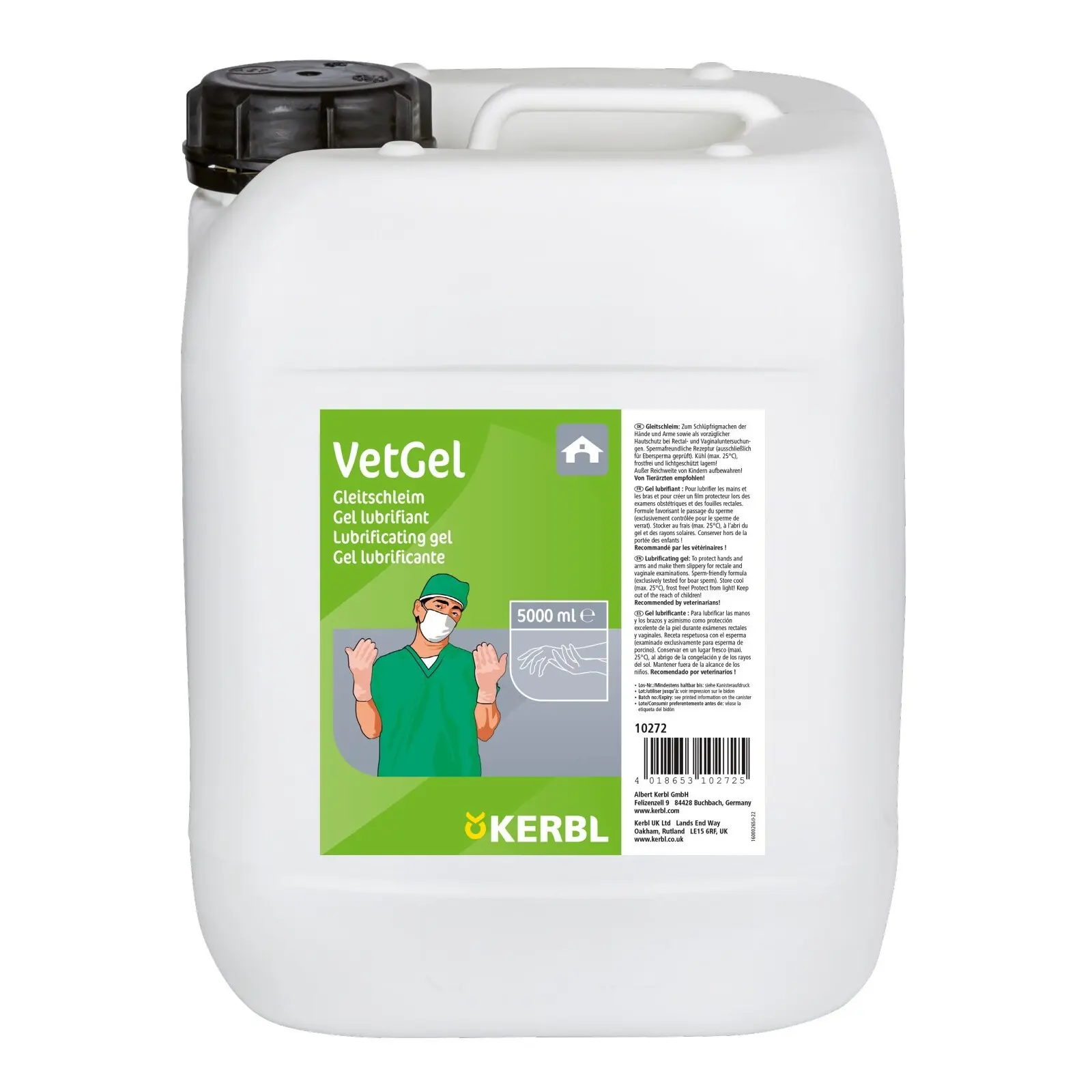 Lubricating gel for cattle Kerbl VetGel