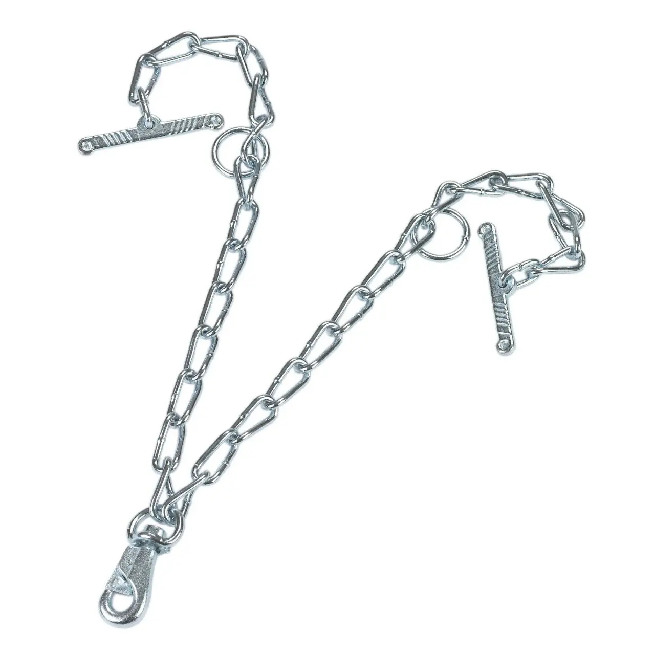Double attachment chain with carabiner Kerbl