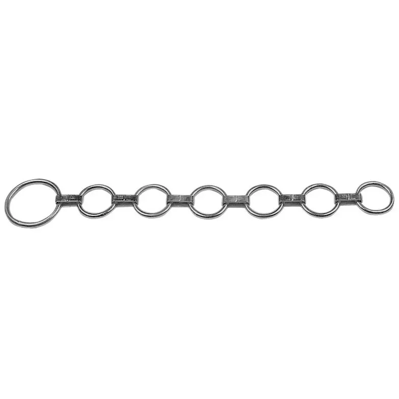 Flat link necklace galva 6 rings Kerbl