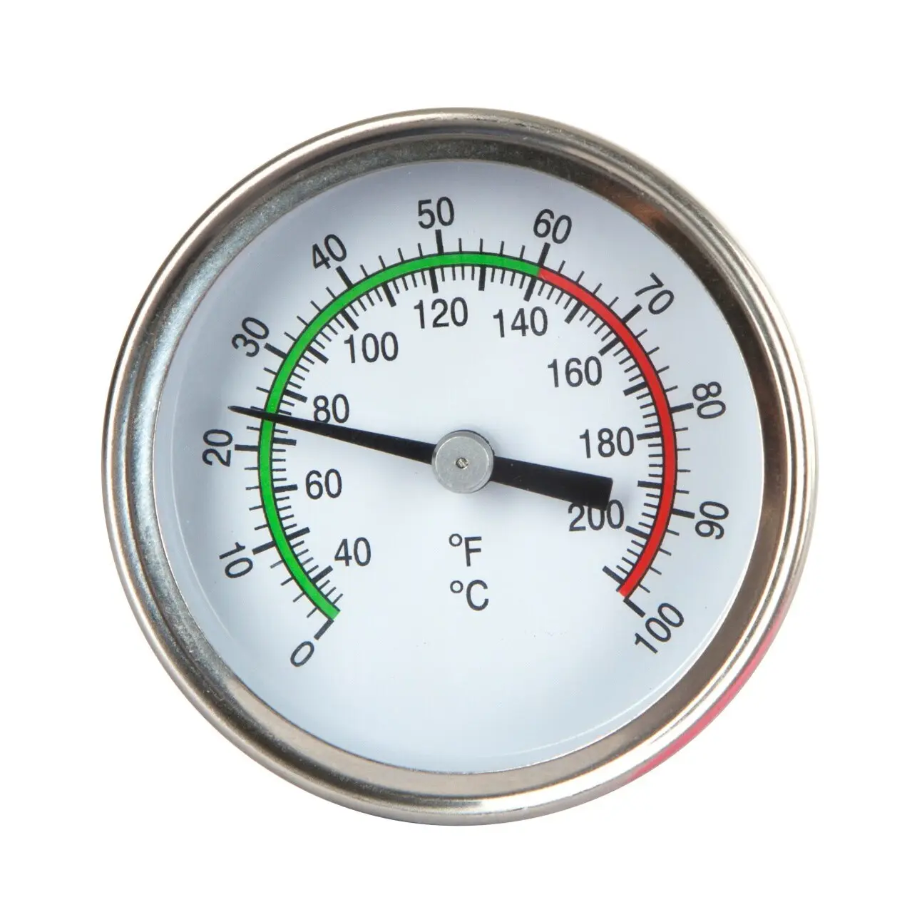 Stainless steel rod thermometer with probe Kerbl