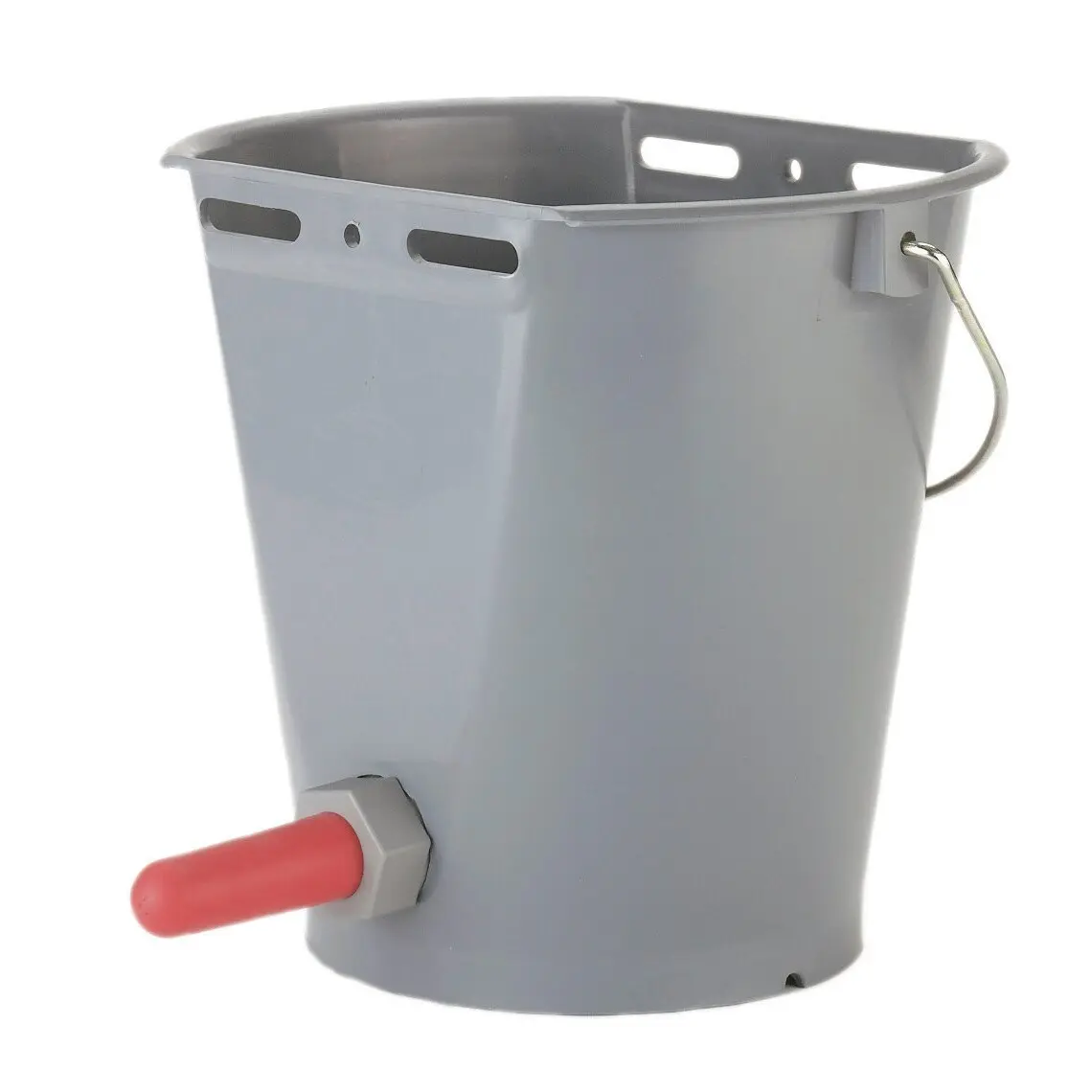 Kerbl Calf feeding bucket plastic+teat 8L 144KER