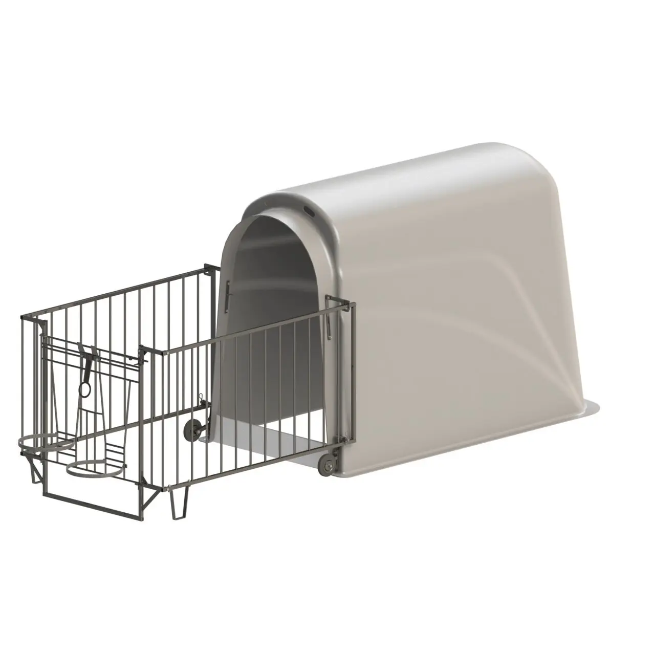 Hundehütte leichtes Gehege Kerbl Premium Plus