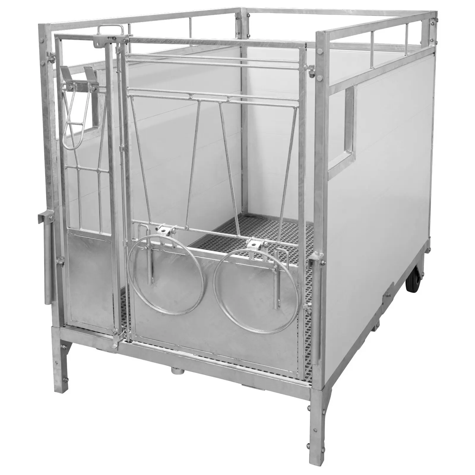 Cattle box with pivoting floor Kerbl Premium