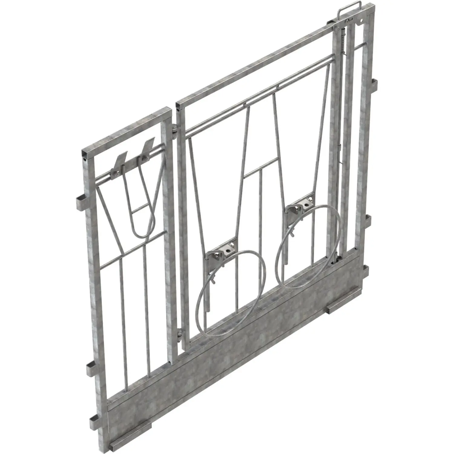 Locking bar for box with modular calves Kerbl