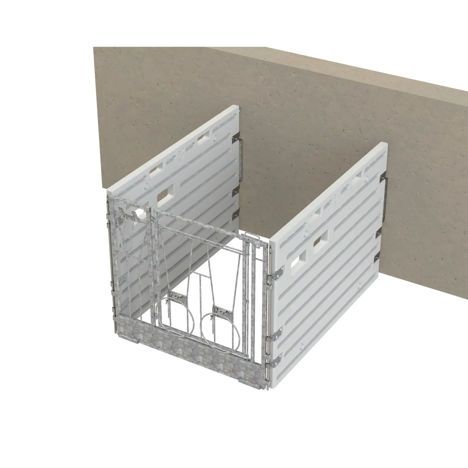 Individual Wall-Mounted Modular Calf Box Kerbl