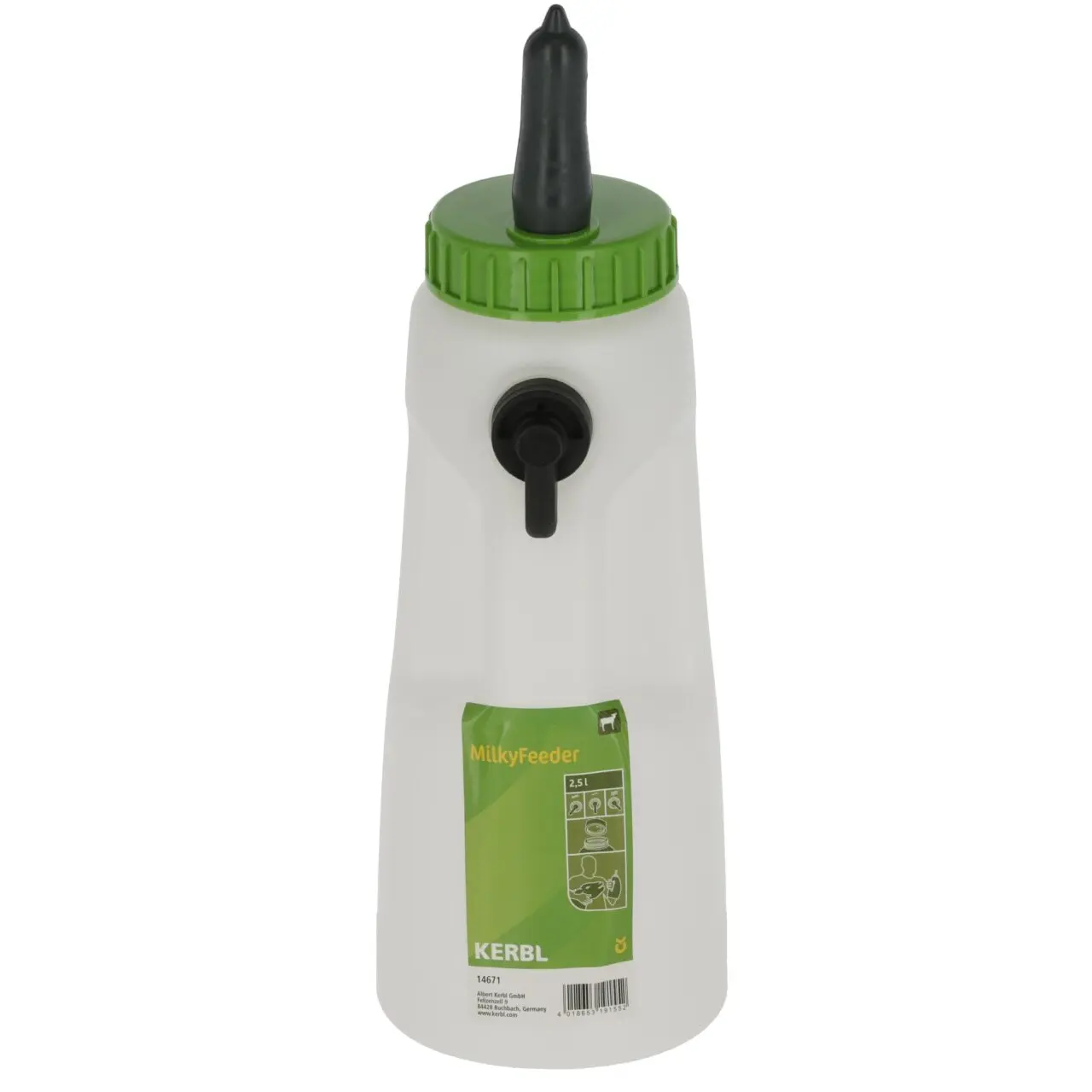 Calf feeding bottle with valve teat Kerbl MilkyFeeder