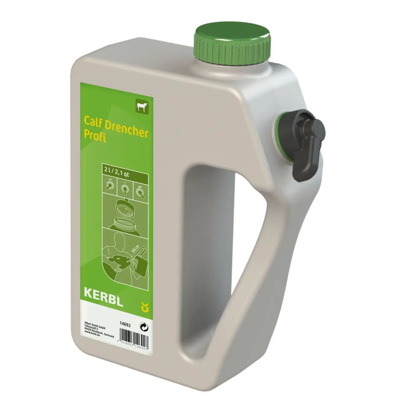 Drencher per vitelli con sonde flessibili Kerbl Profi