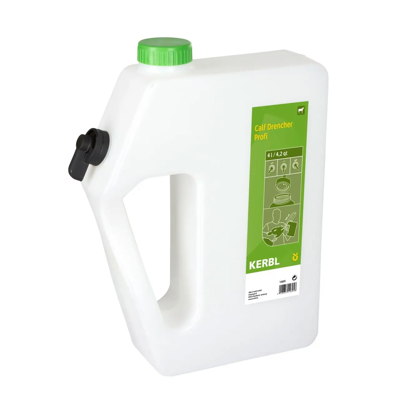 Drencher per vitelli con sonde flessibili Kerbl Profi