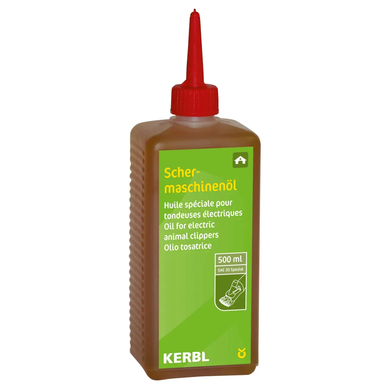 Olio per tosaerba in bottiglia Kerbl