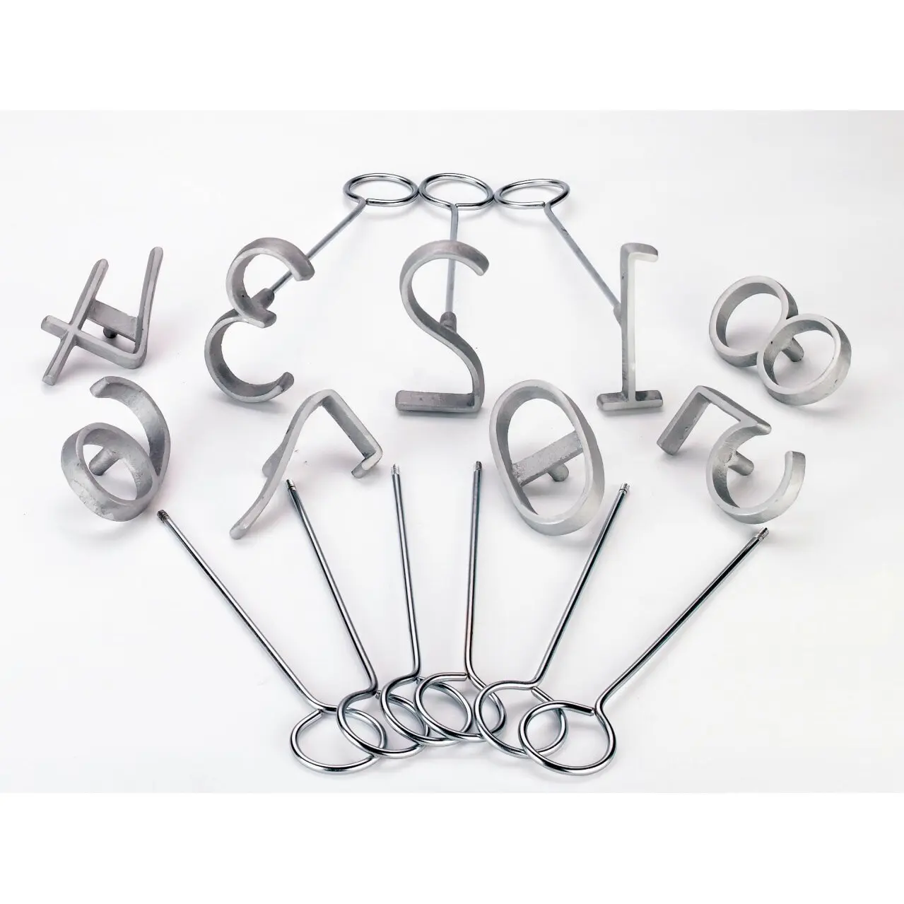Complete aluminum marking kit 10 numbers Kerbl