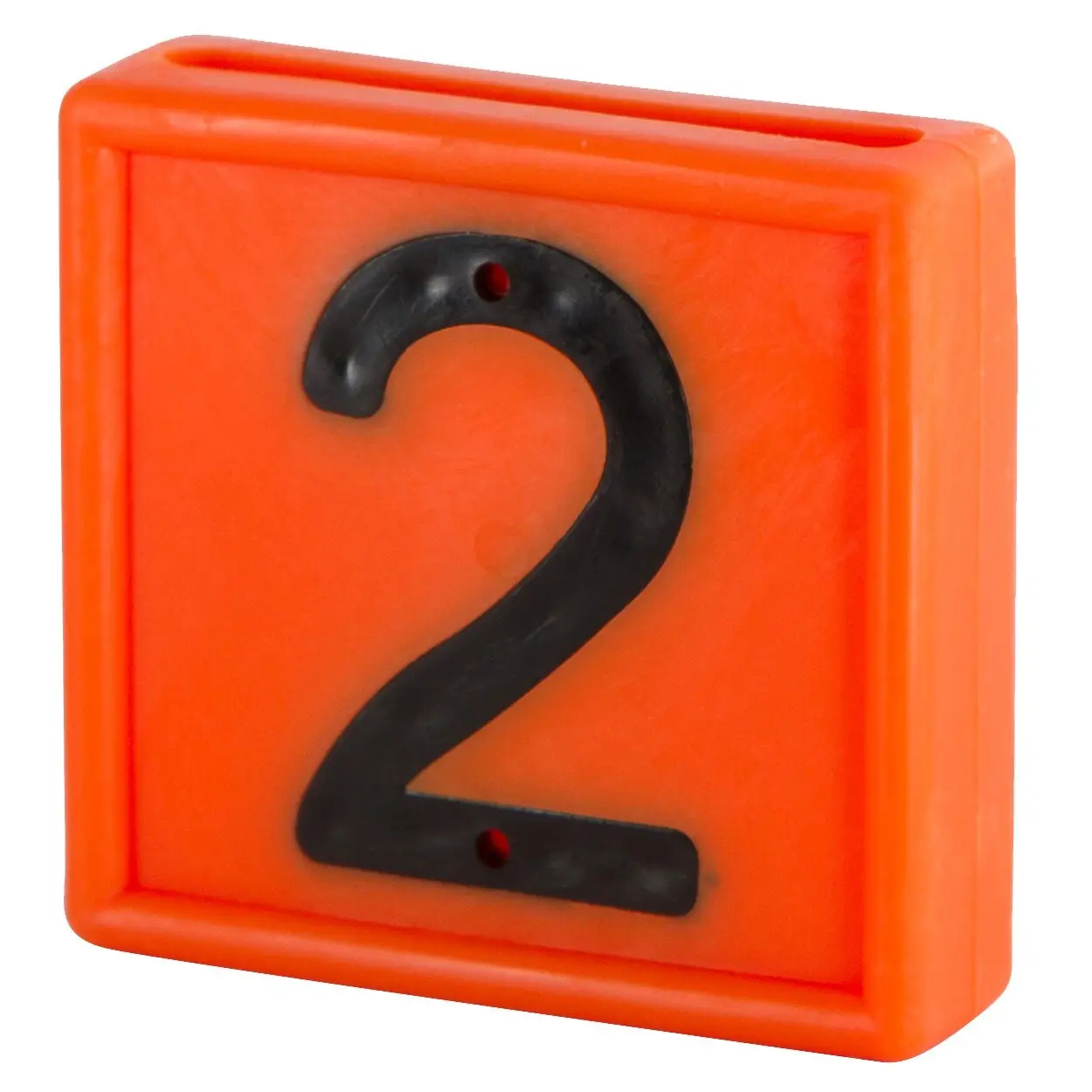 Numbered marking collar to slide onto the bracelet Kerbl N°2 (x10)