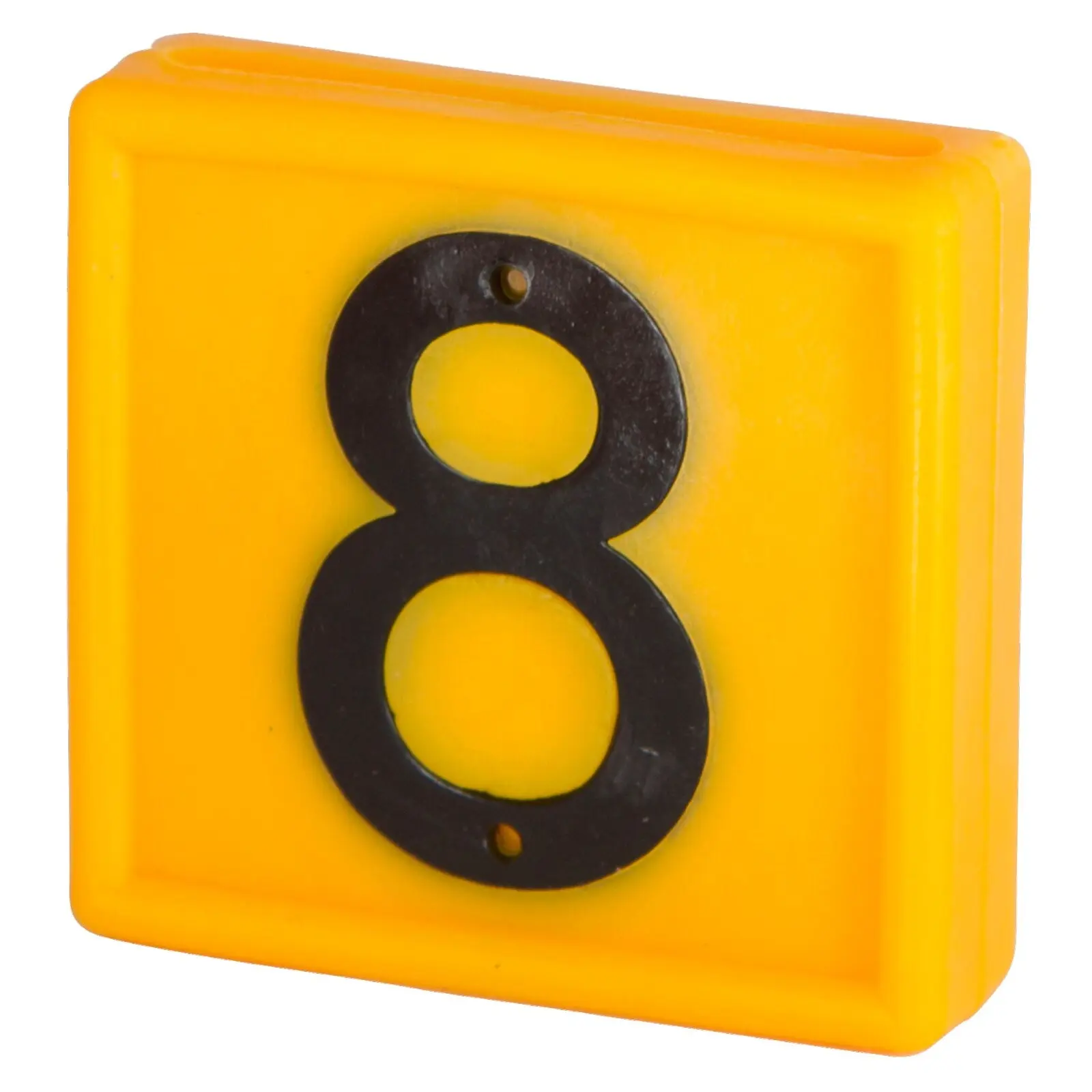 Numbered marking collar to slide onto the bracelet Kerbl N°9 (x10)