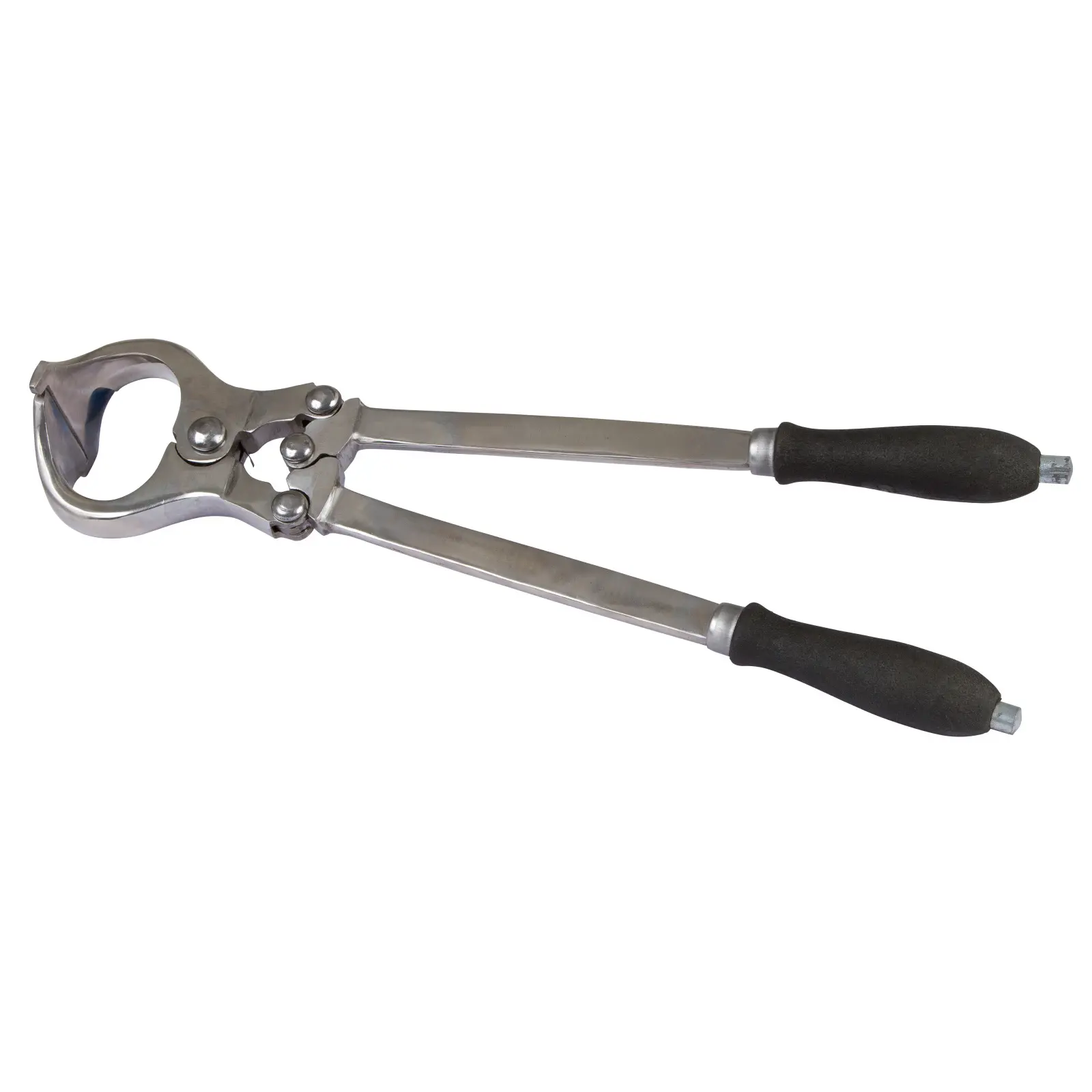 Stainless steel cattle castration clamp, black Kerbl