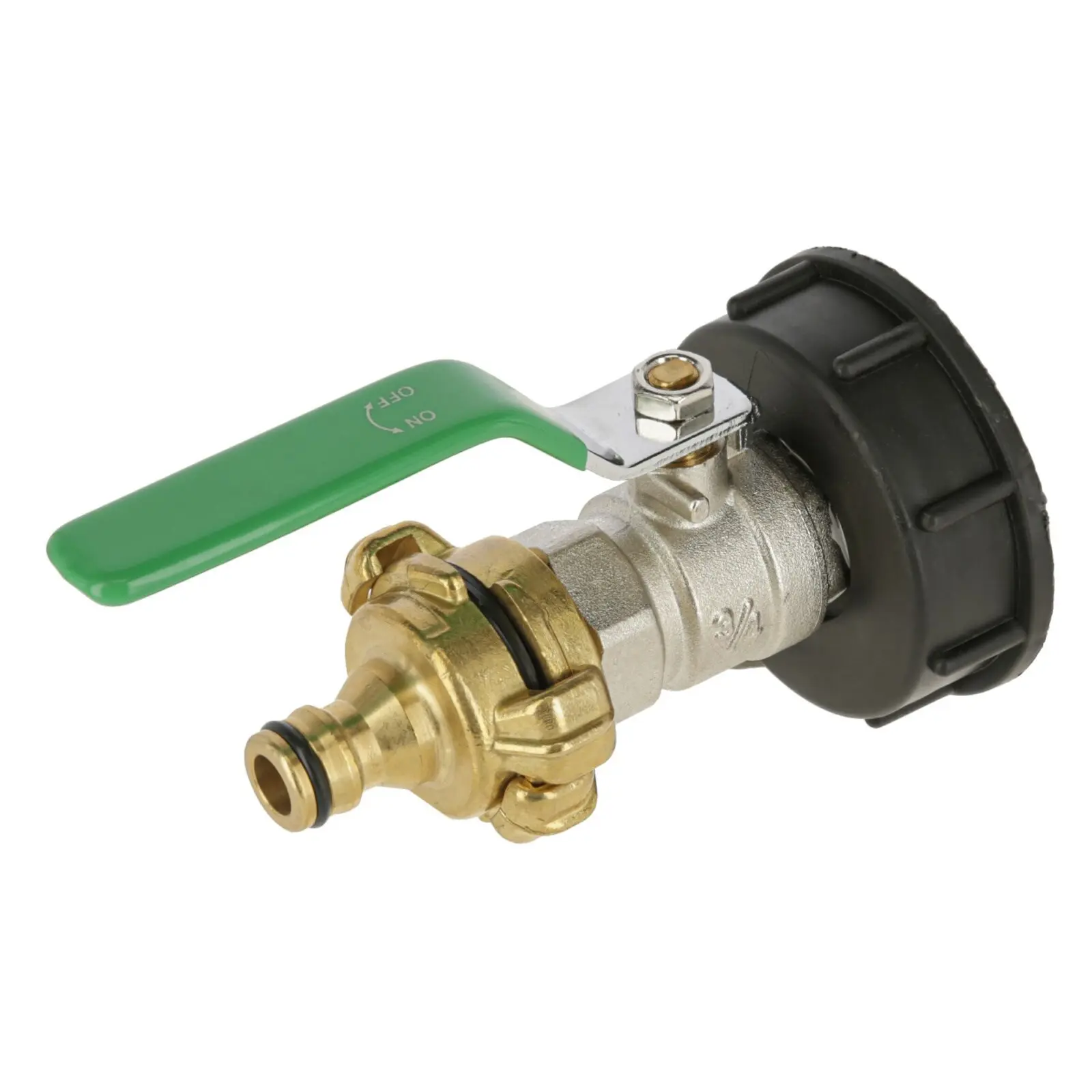 Tap with 2 connections Kerbl IBC GeKa