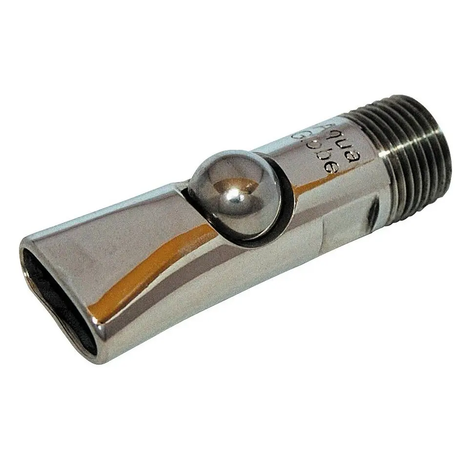 Stainless steel pig drinking tube Kerbl AquaGlobe