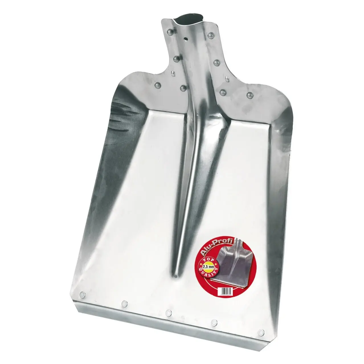 Kerbl Argenté Pelle En Aluminium Sans Manche Profi