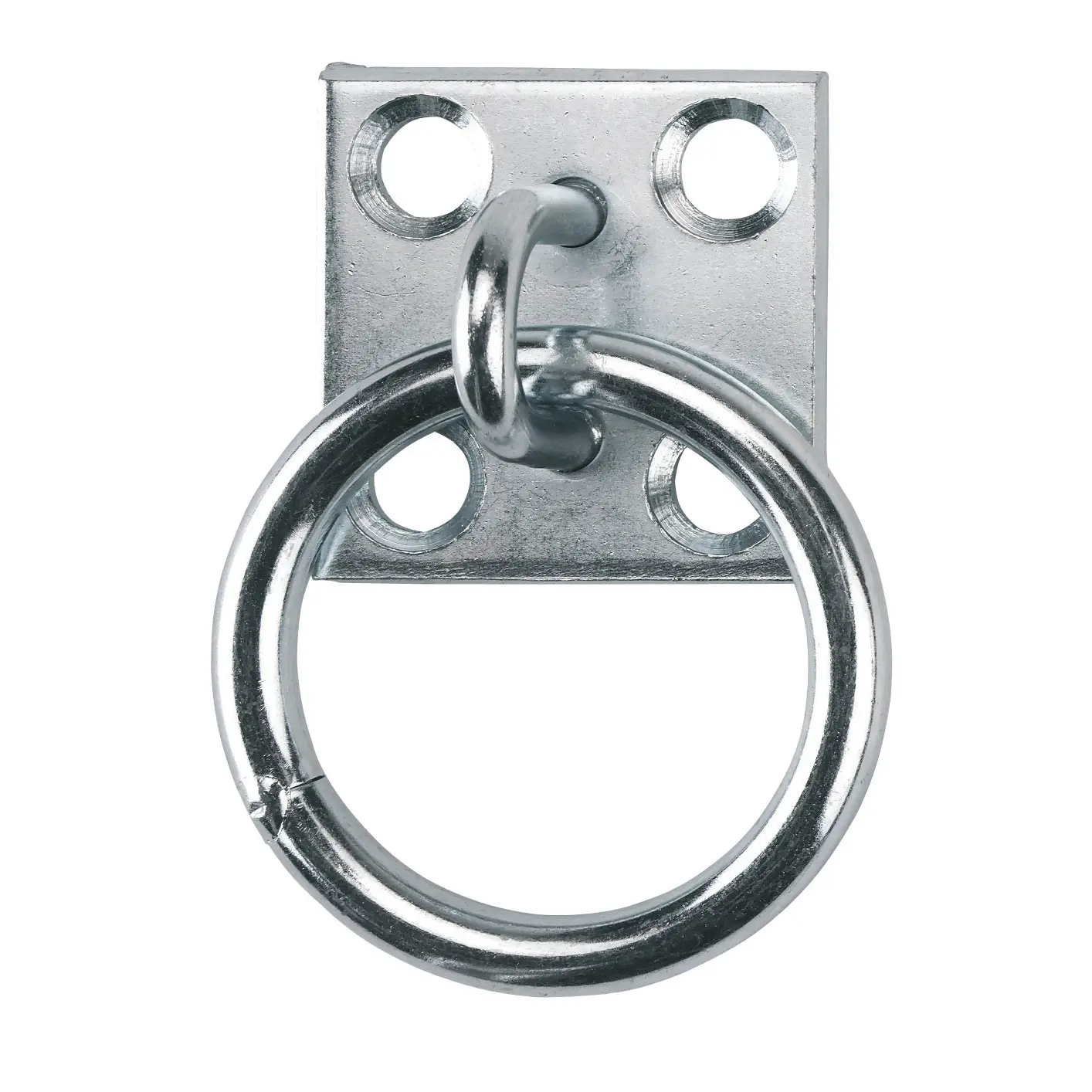 Zinc-coated horse tie ring with 4 holes Kerbl