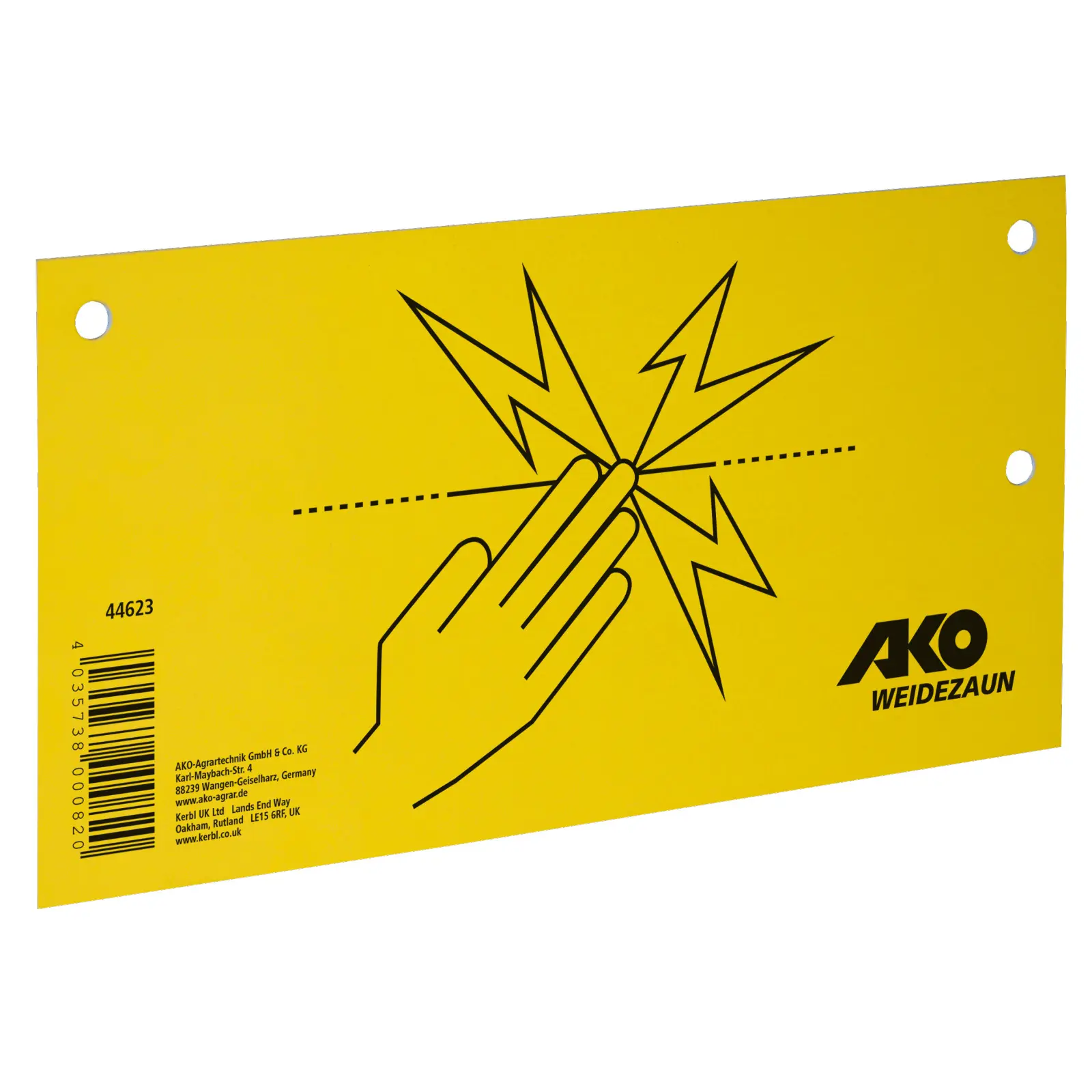 Electric fence sign Kerbl