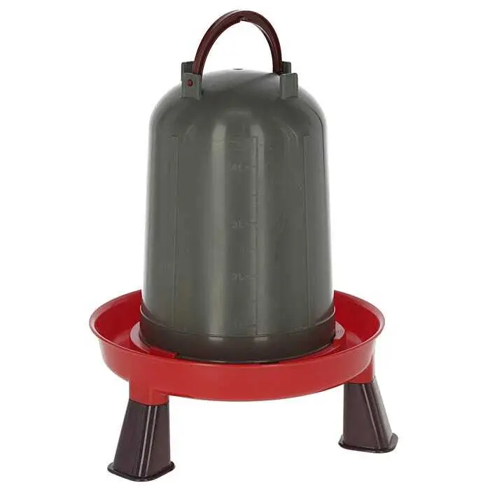 Recycled water trough with chicken stand Kerbl