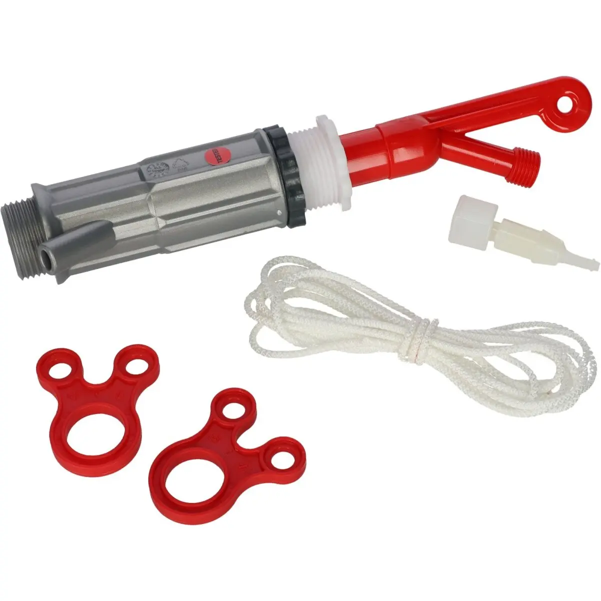 Poultry waterer + hanging with net Kerbl