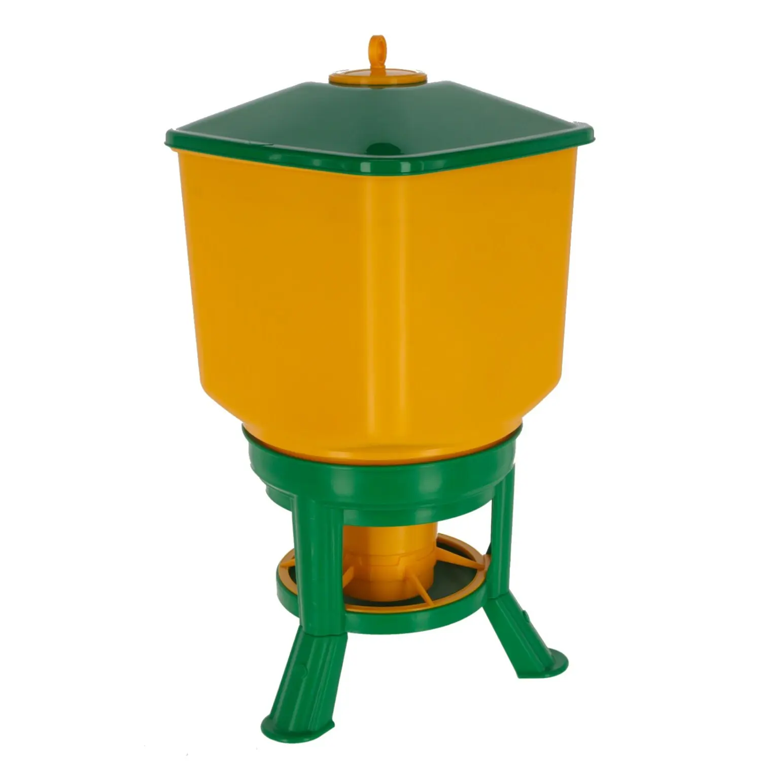 Kerbl Amarillo Alimentador Automático Con Patas