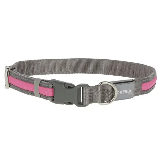 Dog collar Kerbl Light&Reflex