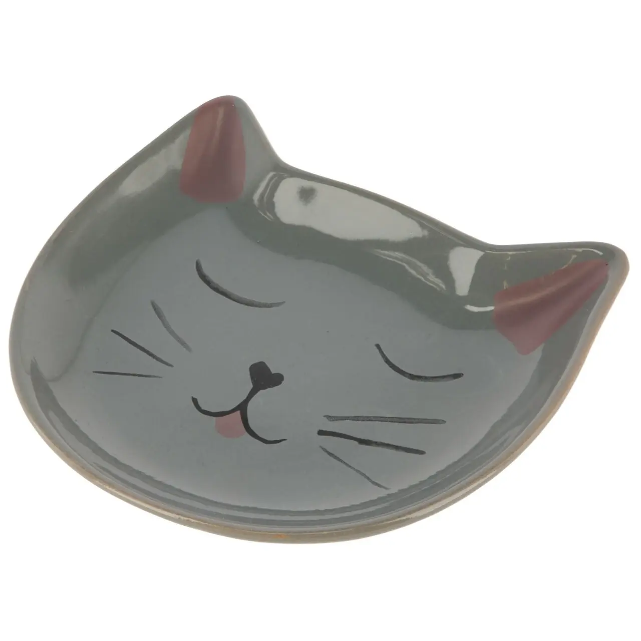 Ceramic cat plate Kerbl Kitty (x1)