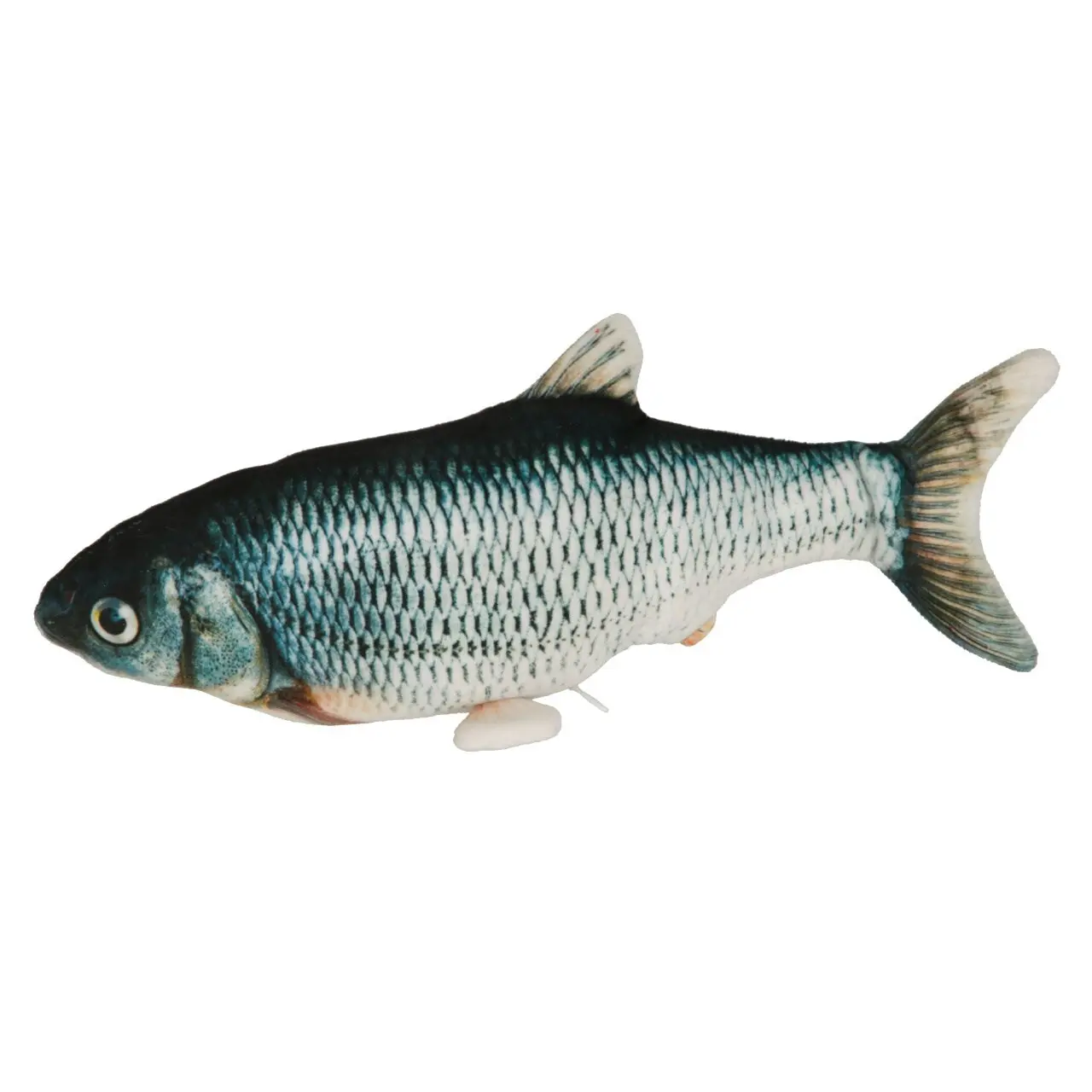 Kerbl Grau 80998 Katzenspielzeug Jumping Fish, Interaktiver Fisch M. Wedelnder Flosse (Katzenminzespielzeug), Katzenspielzeug - Image 3