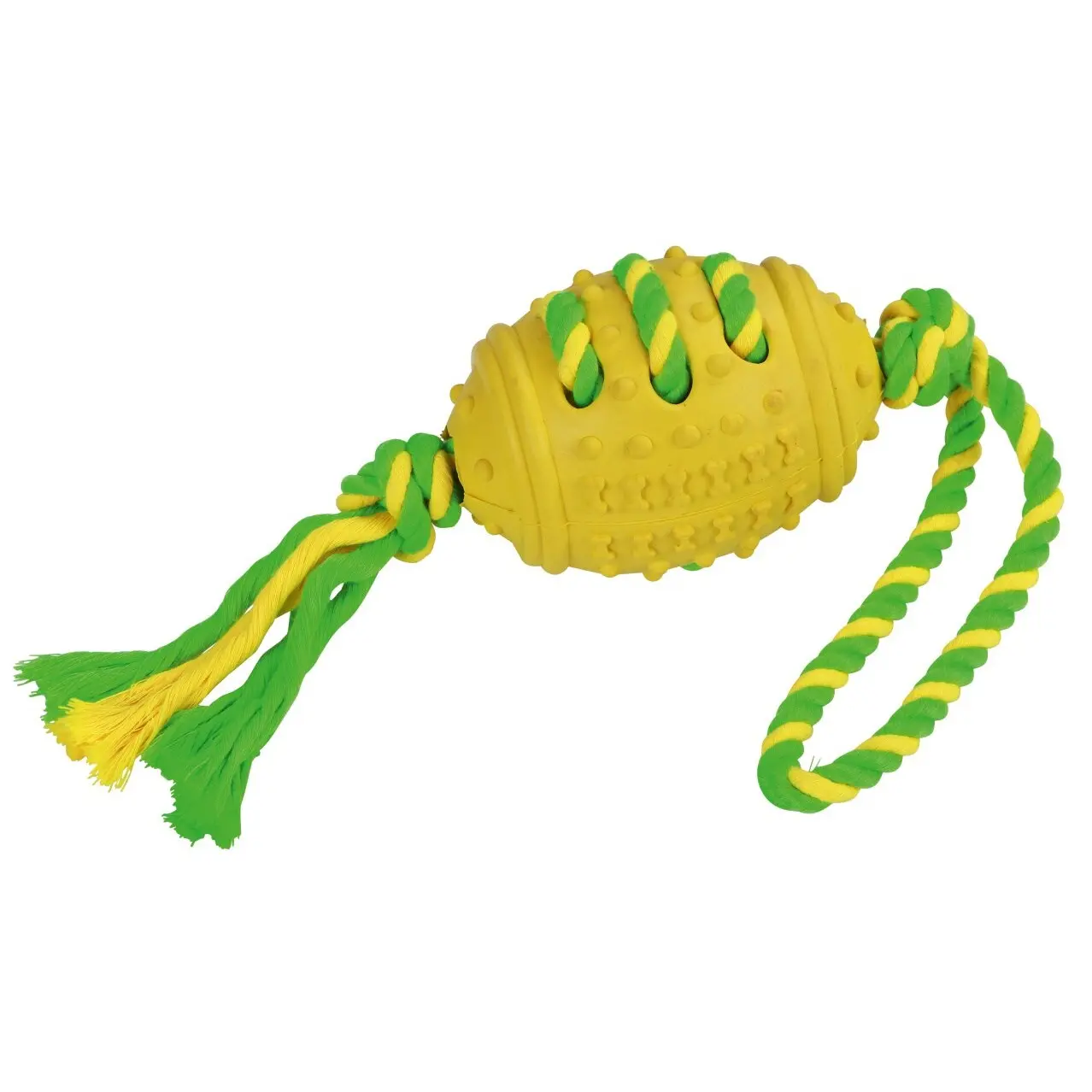 Soccer ball and its rubber rope Kerbl