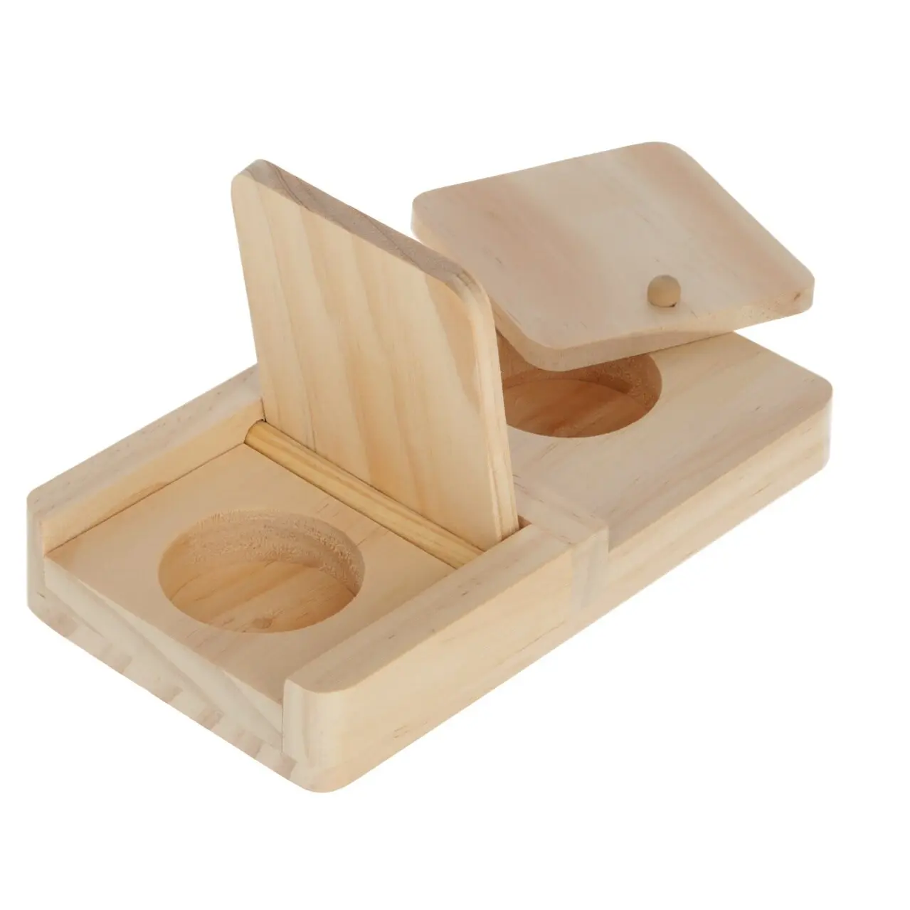 Wooden cat puzzle game Kerbl Snackbox