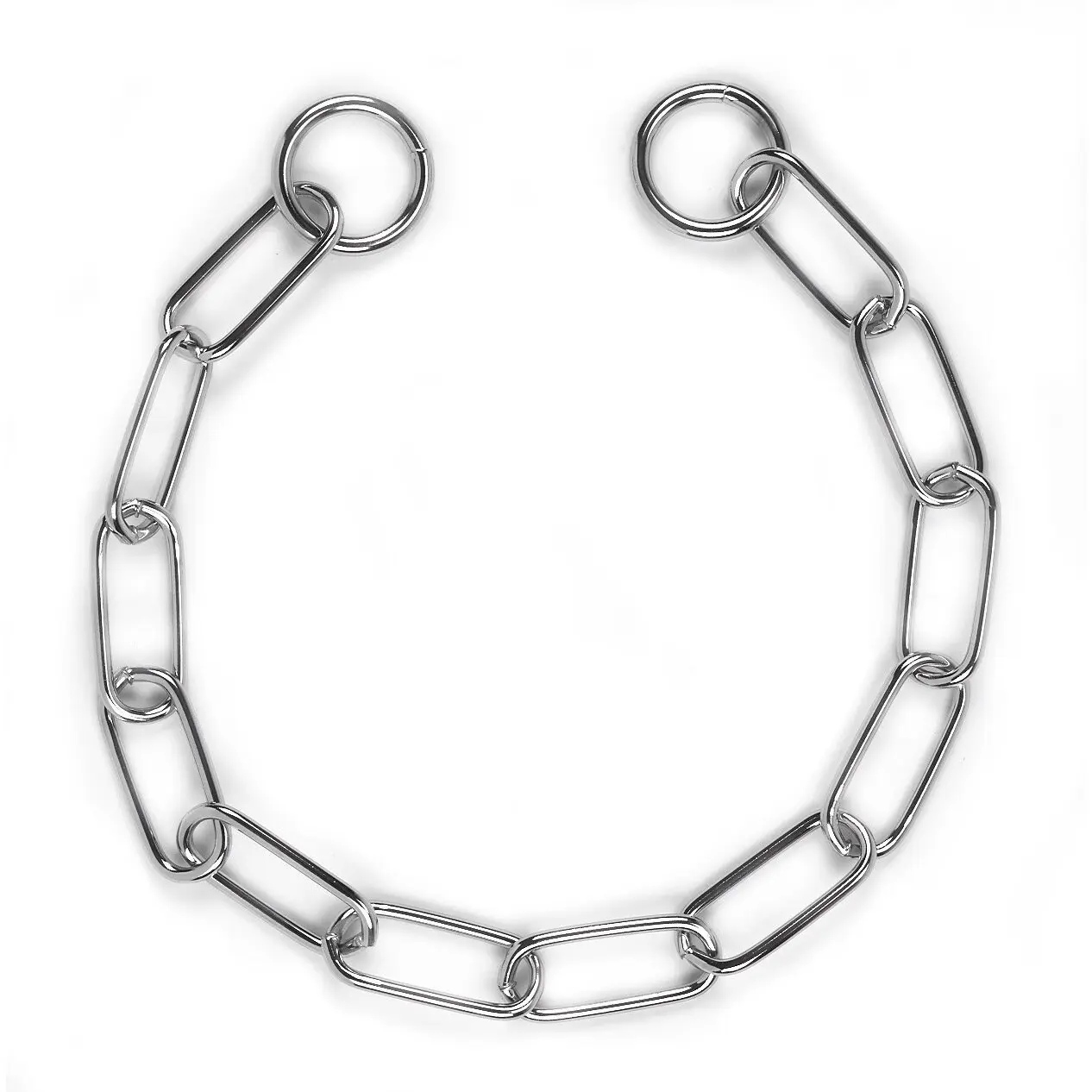 Kerbl Silber Verchromtes Grobmaschiges Kettenhalsband Für Hunde