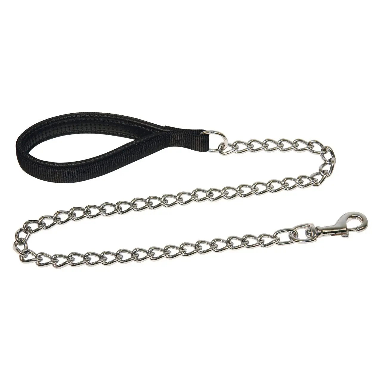 Chain leash with integrated handle for dogs Kerbl Miami Plus