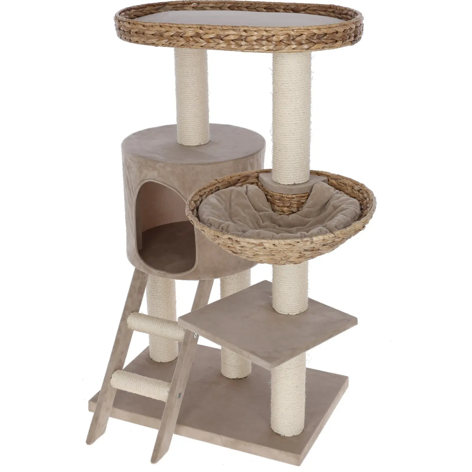 Kerbl Beige Árbol Para Gatos Banana Leaf